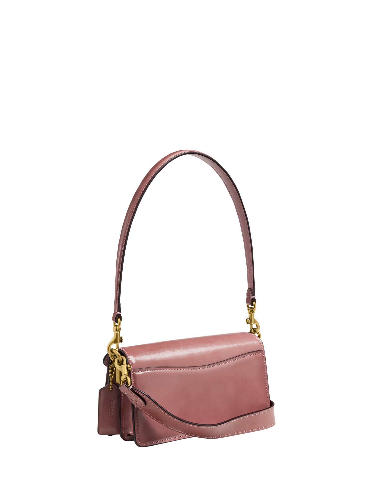 Product image 2 of 3, which shows Coach Tabby 20 Leather Shoulder Bag, B4/Peony