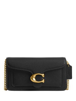 Coach Tabby 19 Leather Crossbody Bag, Black