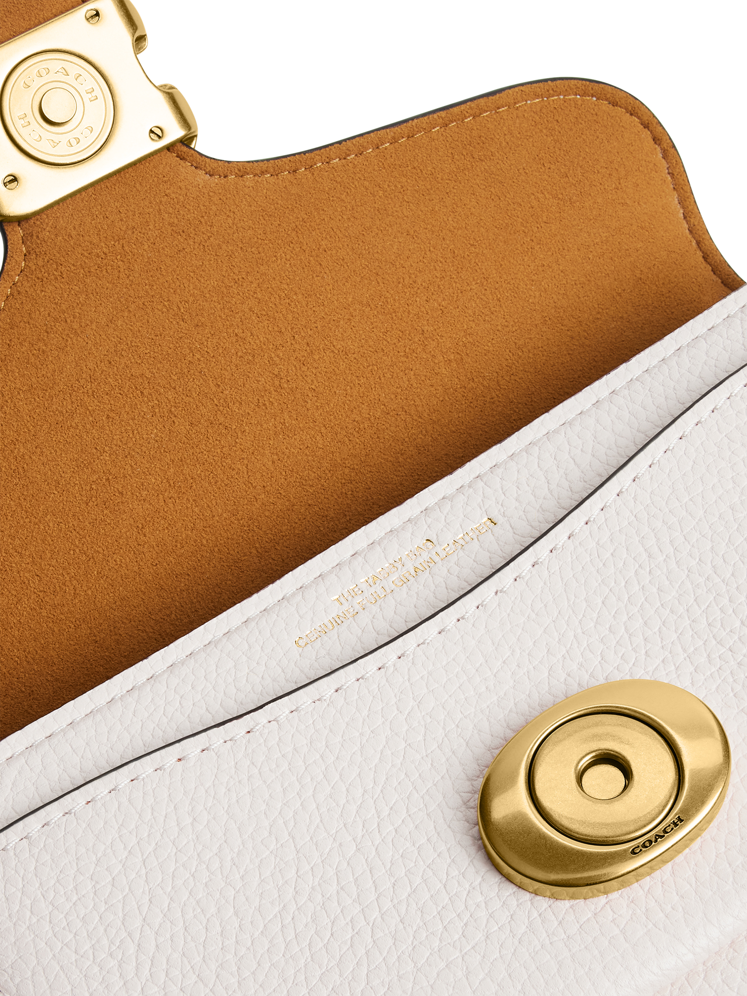 Product image 4 of 4, which shows Coach Tabby 19 Leather Crossbody Bag, Chalk