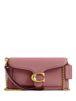 Coach Tabby 19 Leather Crossbody Bag, Peony