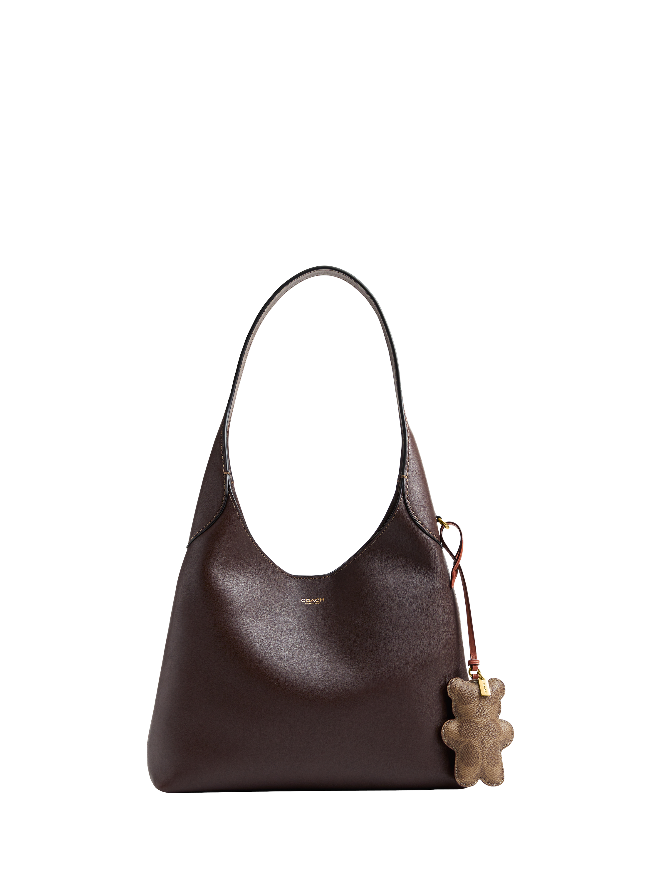 Product image 2 of 2, which shows Coach Bear Bag Charm, B4/Tan Caramel