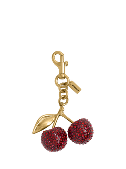 Coach Crystal Cherry Bag Charm, B4/Red, B4/Red