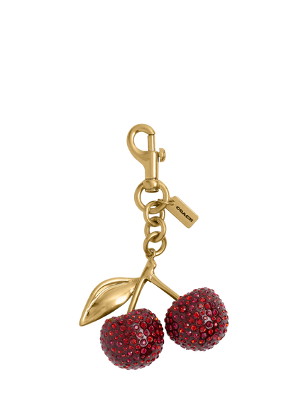 Coach Crystal Cherry Bag Charm, B4/Red, B4/Red