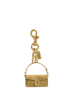Coach Tabby Bag Charm, B4/Brass, B4/Brass