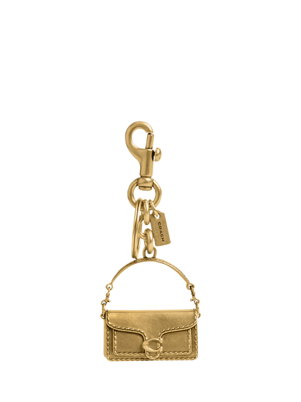 Coach Tabby Bag Charm, B4/Brass, B4/Brass