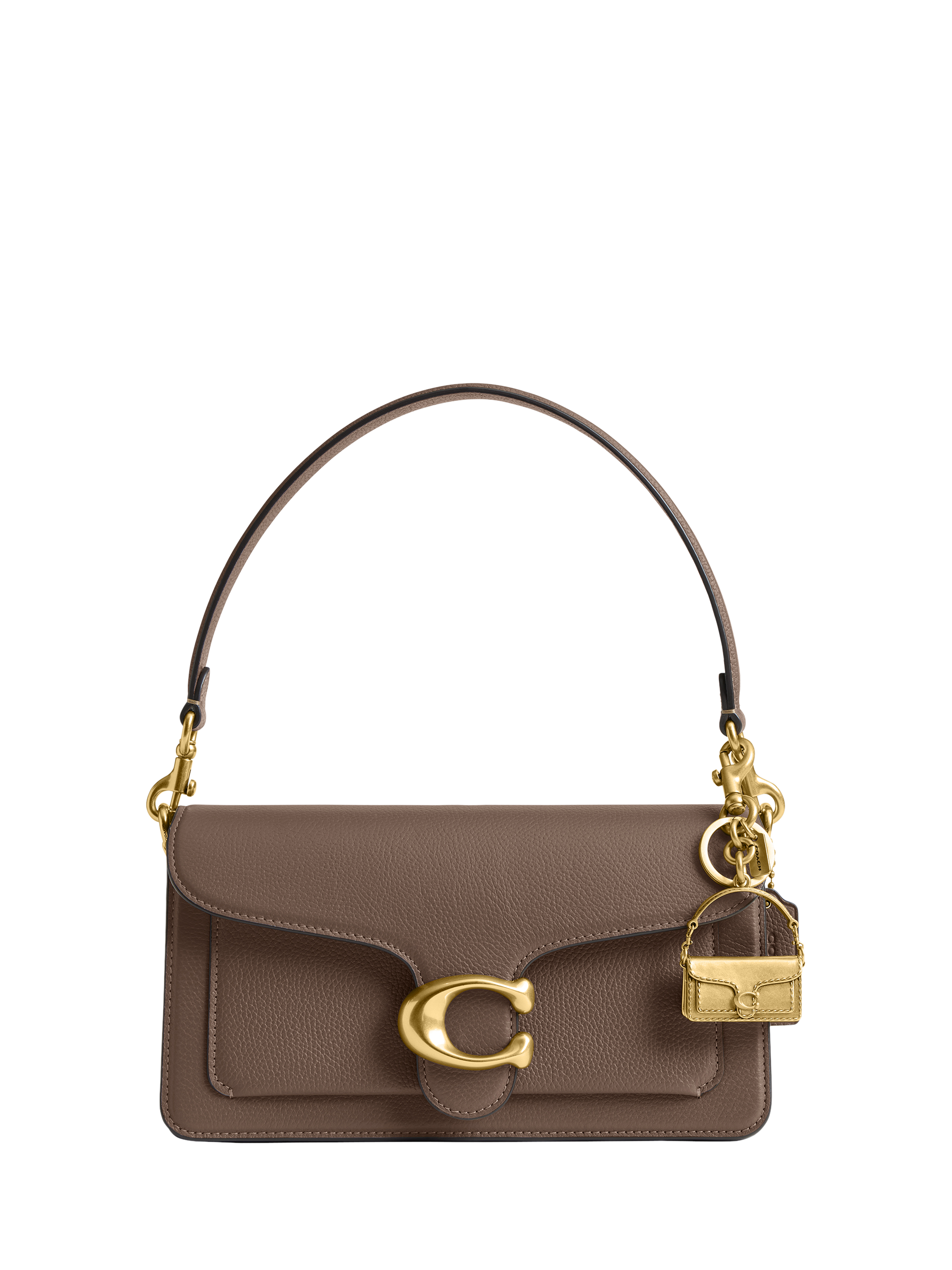 Product image 2 of 2, which shows Coach Tabby Bag Charm, B4/Brass