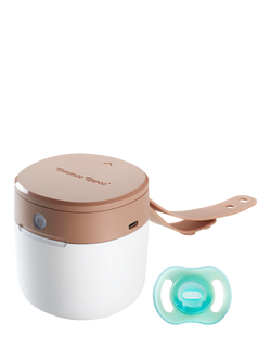 Tommee Tippee UV Sterilise & Charge NightGlow Pod & UltraLight NightGlow Soother, 0-6m, Multi