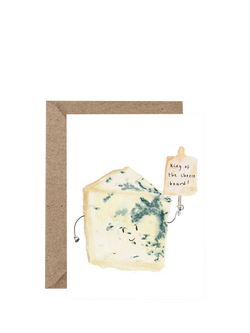Western Sketch King Of The Cheese Board Father's Day Card, Multi