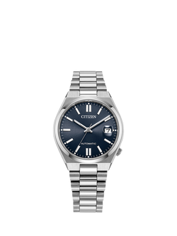 Citizen NJ0200 Men's Tsuyosa Automatic Bracelet Strap Watch, Blue, Blue