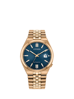 Citizen NK0023 Men's Tsuyosa Automatic Bracelet Strap Watch, Blue, Blue