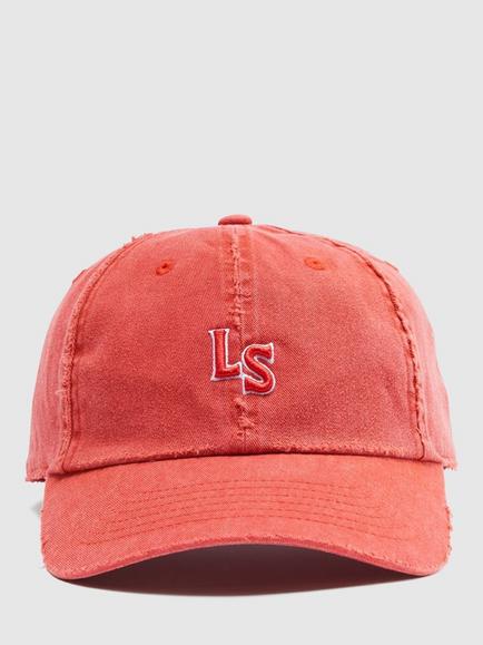 Levi's LS Monogram Baseball Cap, Orange, Sunshine Tint