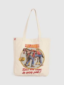 Levi's Everyday Graphic Tote Bag, Ecru