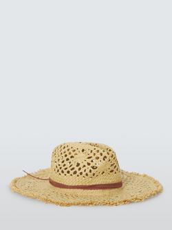 John Lewis Cowboy Hat, Natural - view 2, Natural