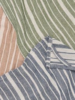 John Lewis Striped Cotton Tea Towels, Set of 3, Multi - view 2, Multi