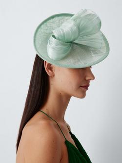 John Lewis Tilly Small Disc Fascinator, Mint Green