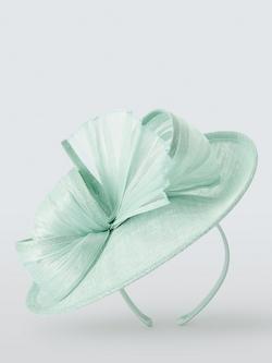 John Lewis Tilly Small Disc Fascinator - view 2, Mint Green