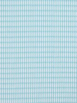 John Lewis Waffle Cotton Tea Towel, Set of 2, Blue - view 2, Multi
