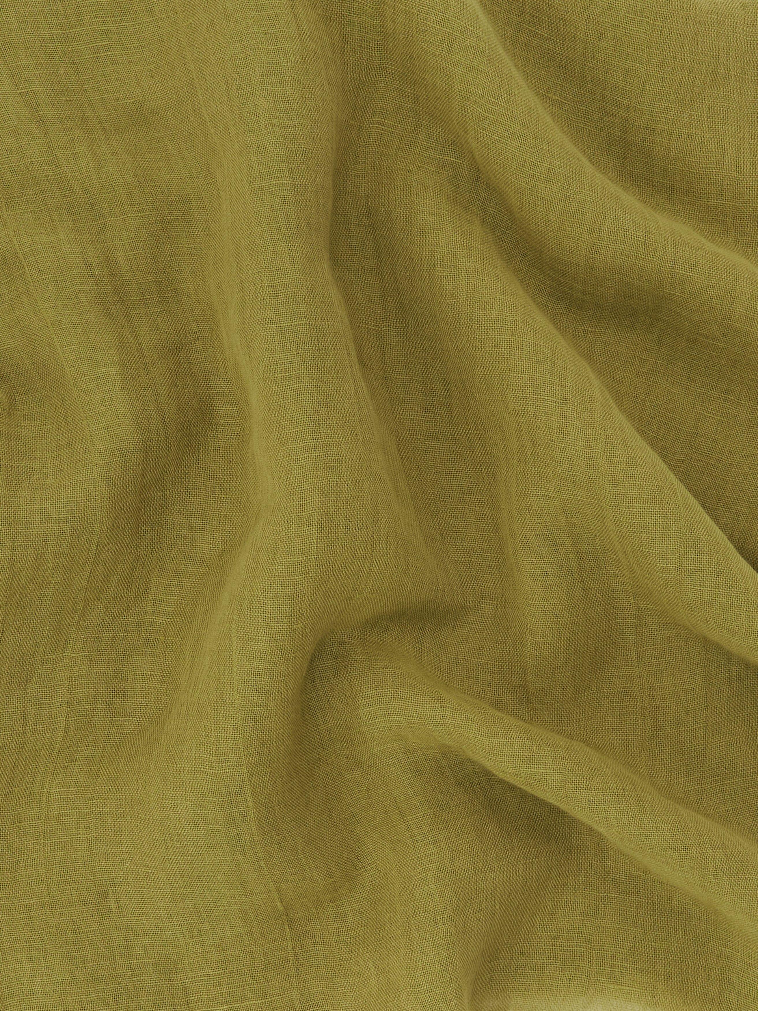Product image 2 of 3, which shows John Lewis Linen Blend Scarf, Green