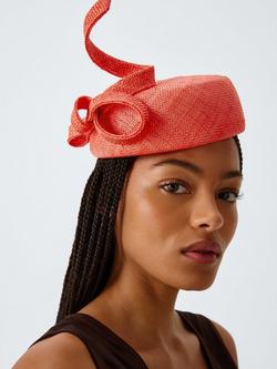 Whiteley Waverly Pillbox Fascinator, Sunset, Sunset