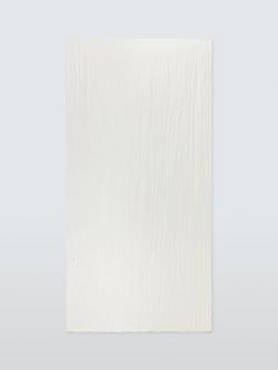 John Lewis Cotton & Linen Blend Scarf - view 2, Ivory