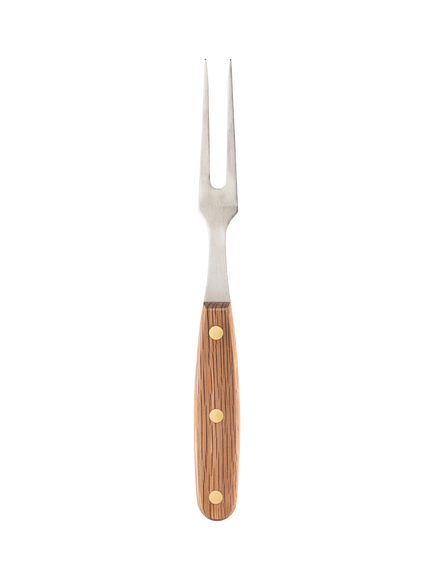 Taylor's Eye Witness Heritage Oak Sheffield Made Carving Fork, Natural Oak