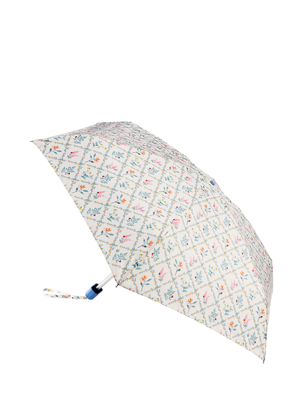 Fulton Garden Picnic Umbrella, Ivory/Multi, Ivory/Multi