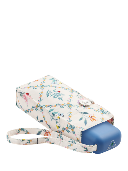 Fulton Garden Picnic Umbrella, Ivory/Multi - view 2, Ivory/Multi