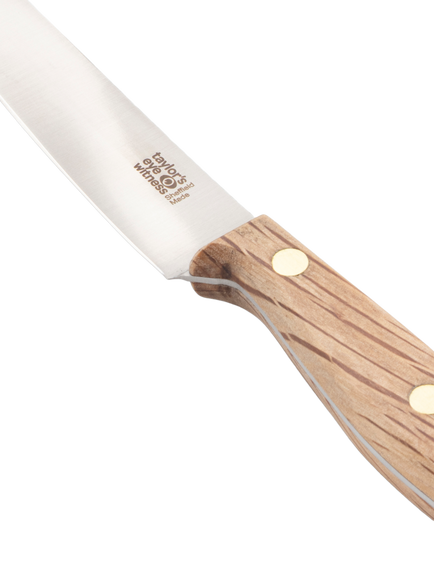 Taylor's Eye Witness Heritage Oak Sheffield Made Utility Knife, 12cm - view 2, Natural Oak