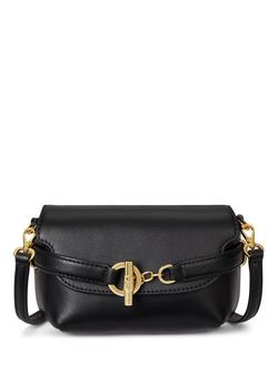 Lauren Ralph Lauren Blaike Small Leather Crossbody Bag, Black