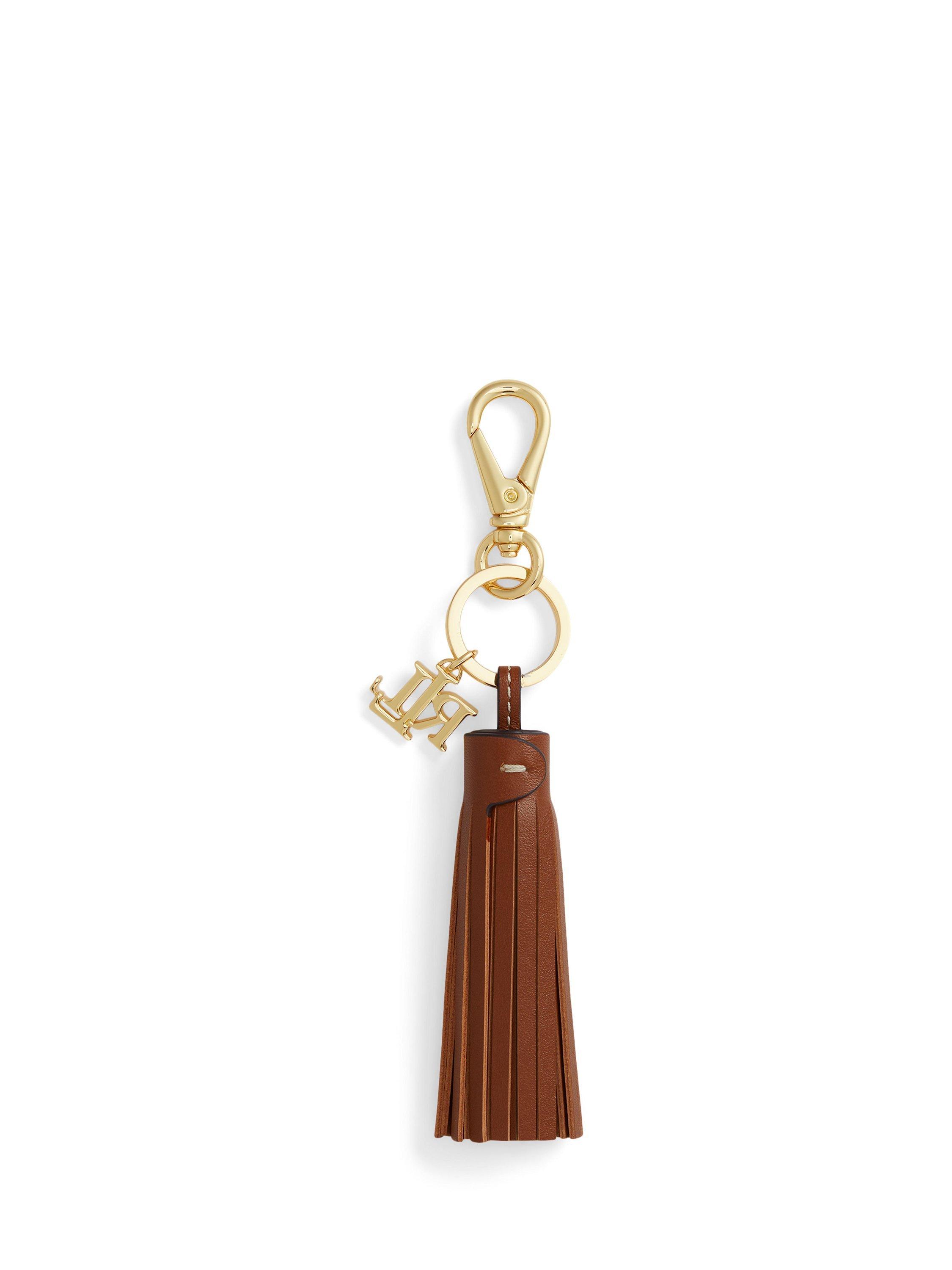 Product image 2 of 2, which shows Ralph Lauren Leather Tassel Charm, Lauren Tan