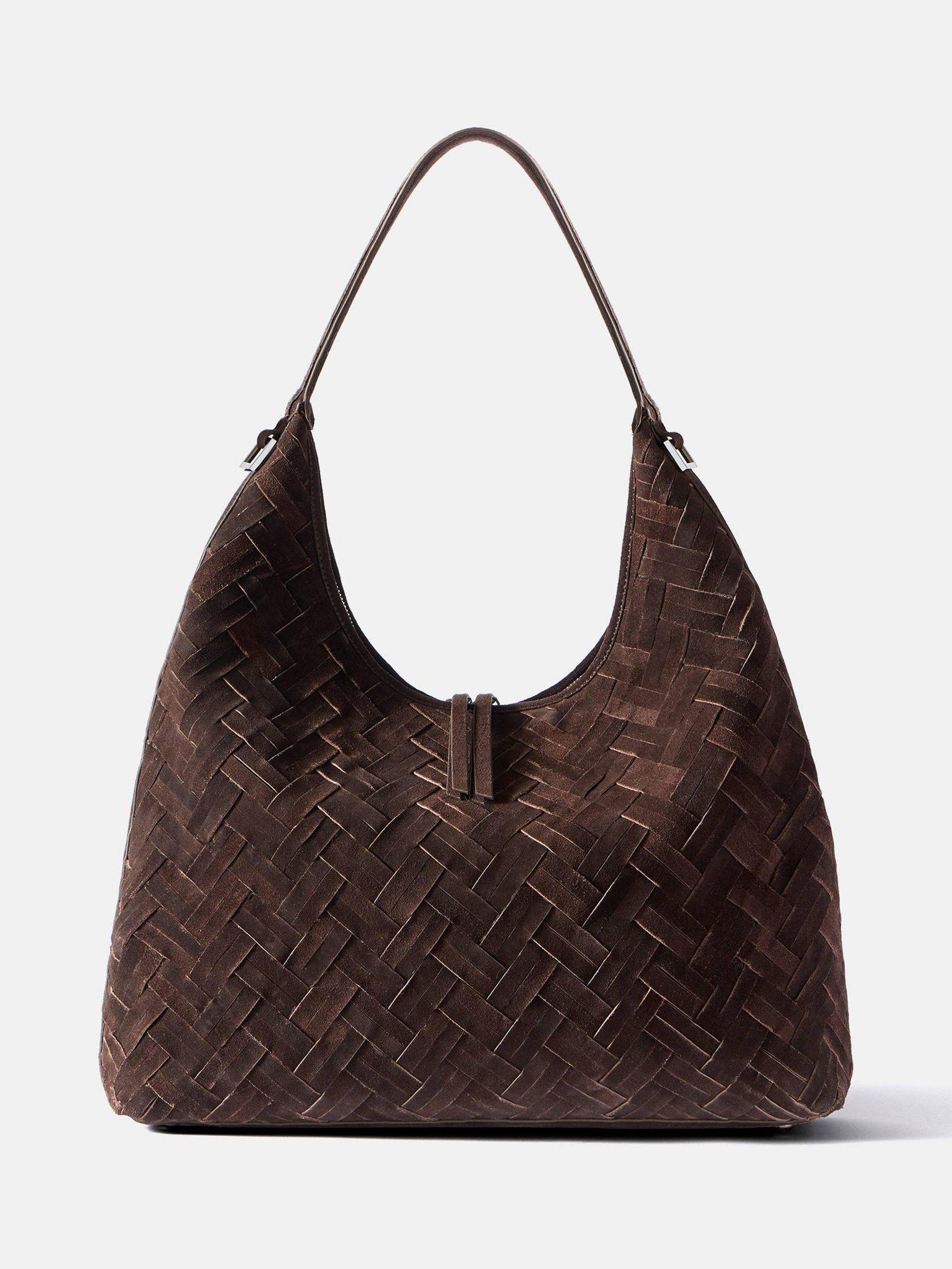 Mint Velvet Suede Shoulder Bag