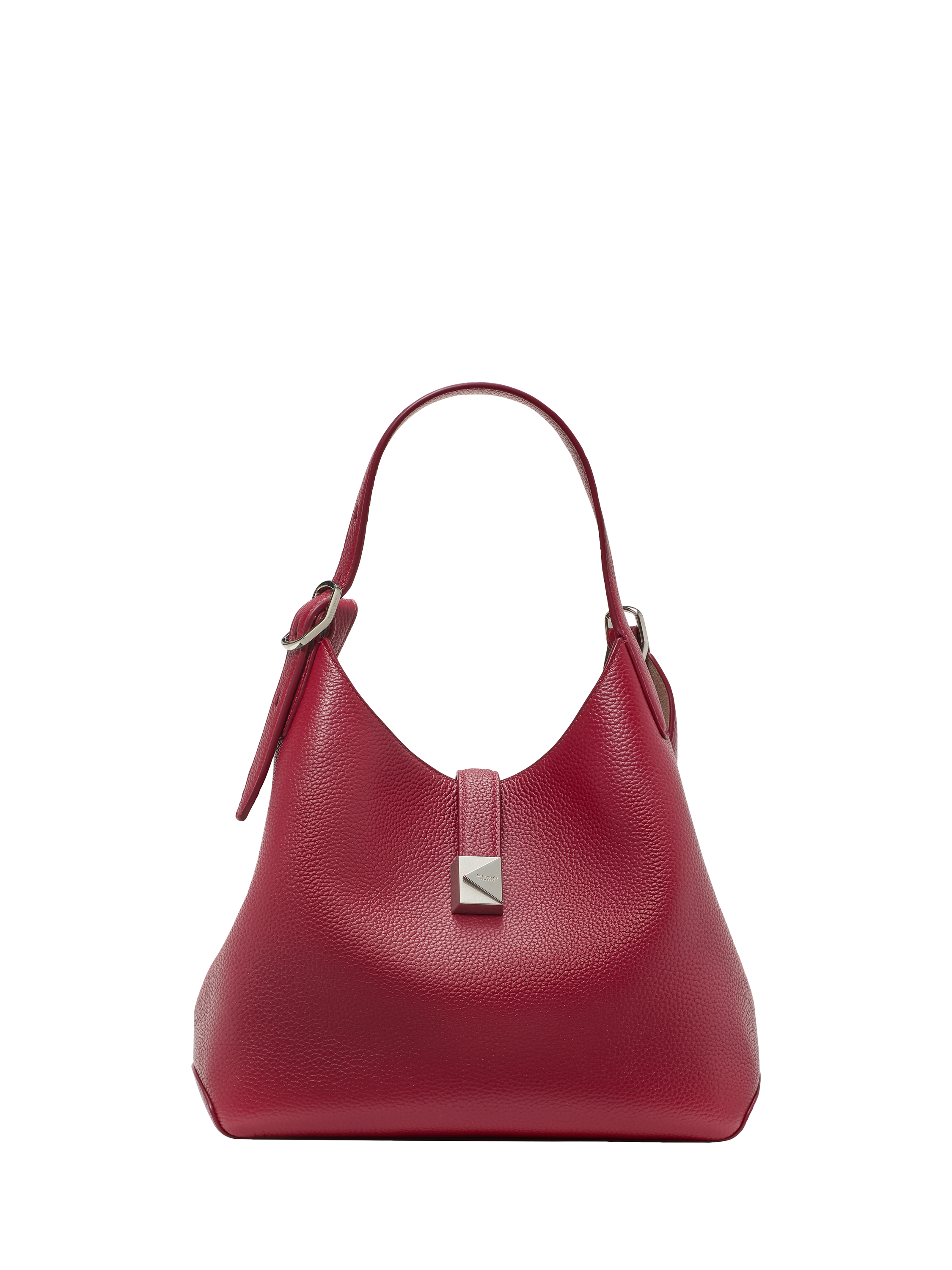 Product image 1 of 4, which shows kate spade Deco Leather Tote Bag, Red Jam