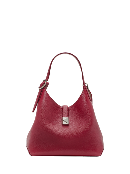 kate spade new york Deco Leather Medium Crossbody Tote Bag, Red Jam