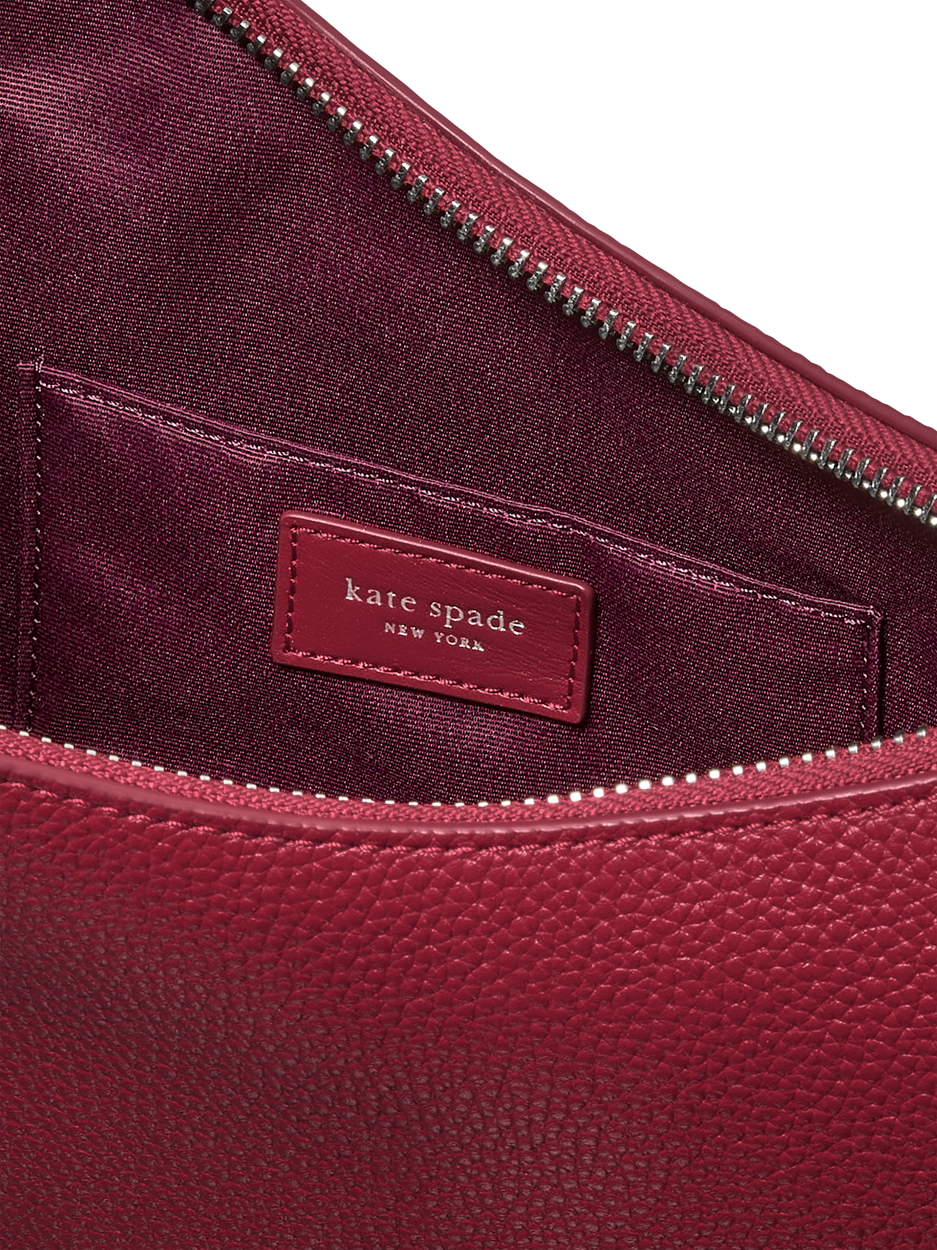Product image 7 of 9, which shows kate spade new york Duo Leather Cross Body Bag, Red Jam