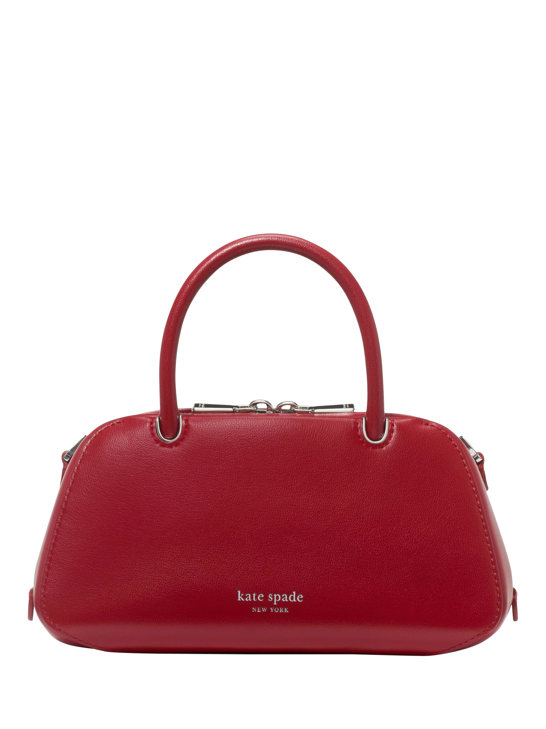 Product image 1 of 4, which shows kate spade new york Gracie Leather Mini Bag, Red