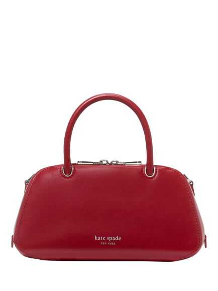kate spade new york Gracie Leather Mini Crossbody Bag, Dark Scarlet