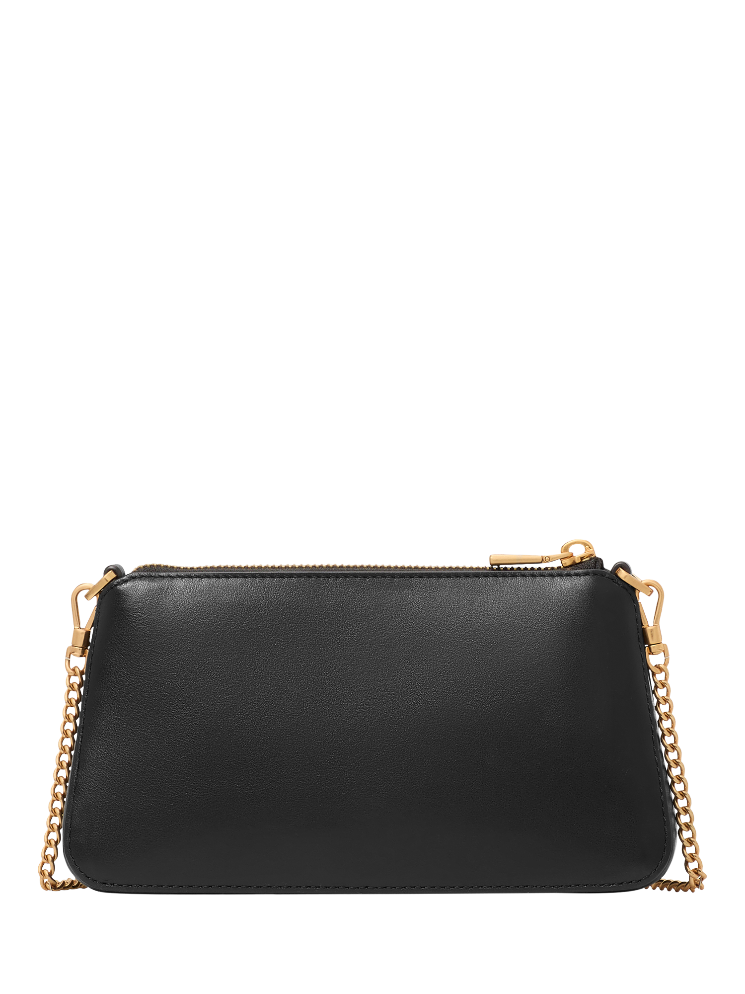 Product image 4 of 4, which shows kate spade new york Grace Leather Pochette, Black