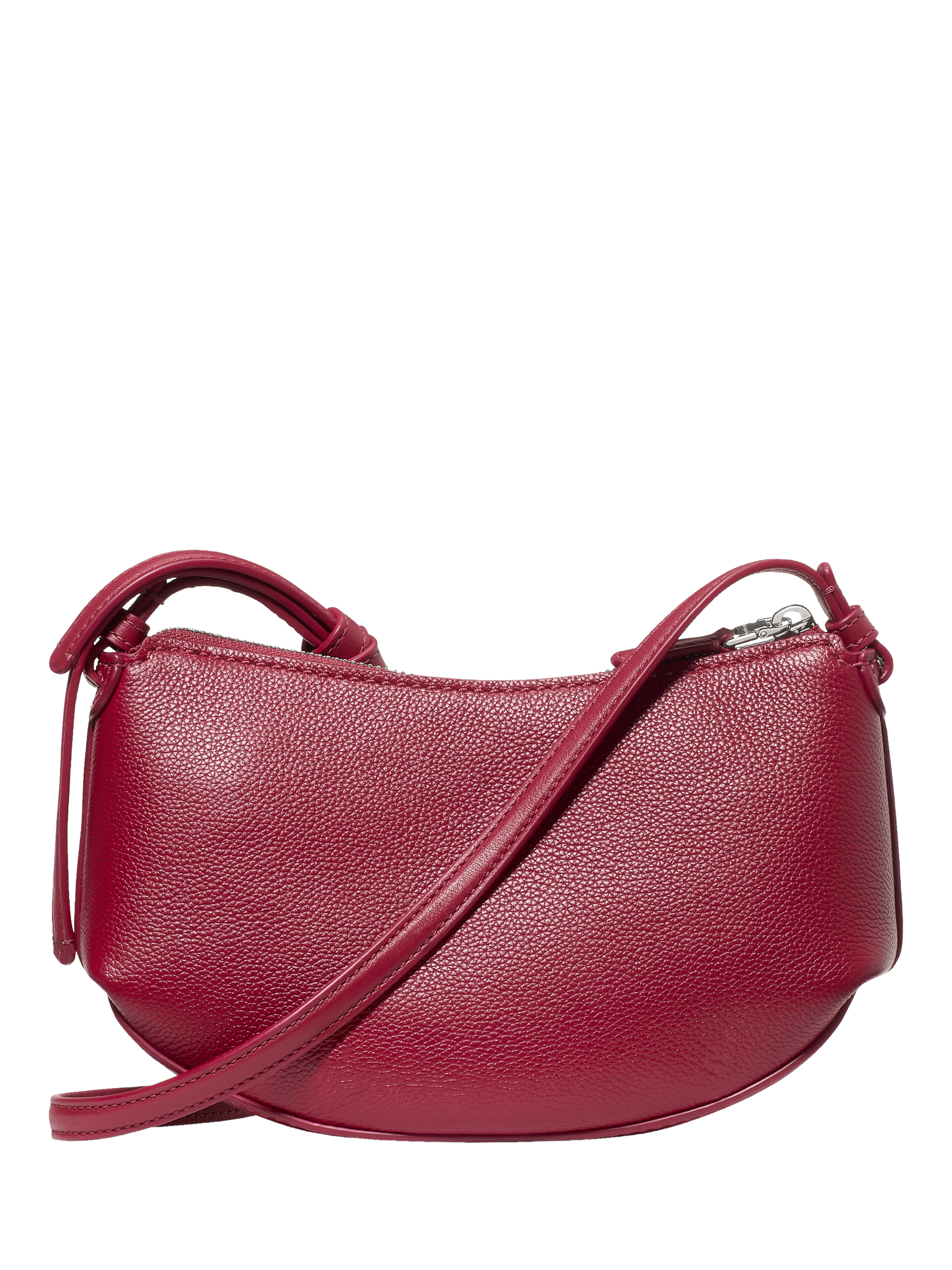 Product image 5 of 5, which shows kate spade new york Loop Leather Cross Body Bag, Red Jam