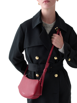 kate spade new york Loop Leather Cross Body Bag - view 2, Red Jam