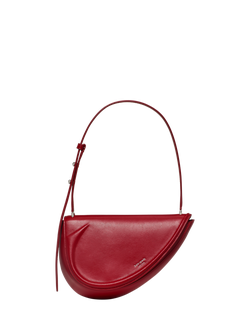 kate spade new york The Spade Leather Shoulder Bag, Dark Scarlet