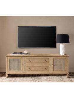 Pottery Barn Sausalito Media Console, Seadrift - view 2, Seadrift