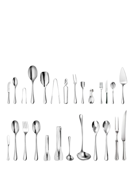 Robert Welch Radford Stainless Steel Ice Serving Tongs - view 2, Silver