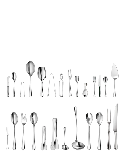 Robert Welch Radford Stainless Steel Sugar Serving Tongs - view 2, Silver