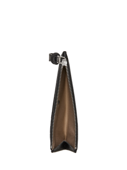 kate spade new york East West Leather Zip Card Case, Black - view 2, Black