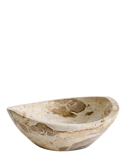 Pottery Barn Decorative Marble Bowl, 23cm, Natural, Natural