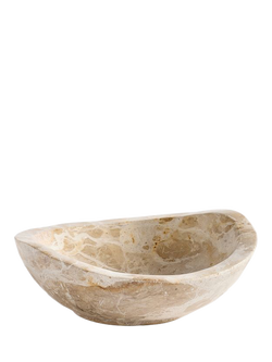Pottery Barn Decorative Marble Bowl, 14cm, Natural, Natural