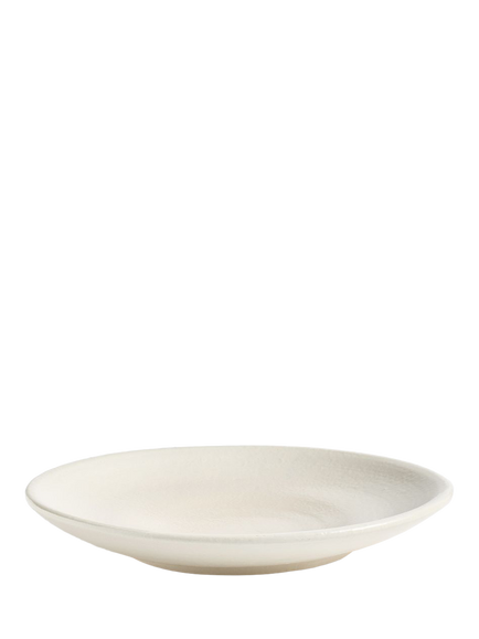 Pottery Barn Nolina Ceramic Bowl, 43cm, White, White