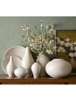 Pottery Barn Nolina Ceramic Bowl, 43cm, White - view 2, White