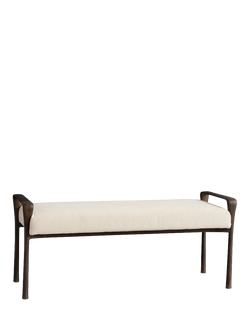 Pottery Barn Bodhi Cast End of Bed Bench, Bronze, Bronze