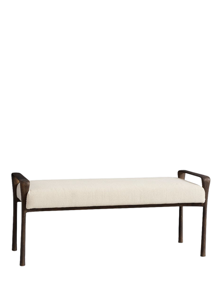 Pottery Barn Bodhi End of Bed Bench, Bronze, Bronze